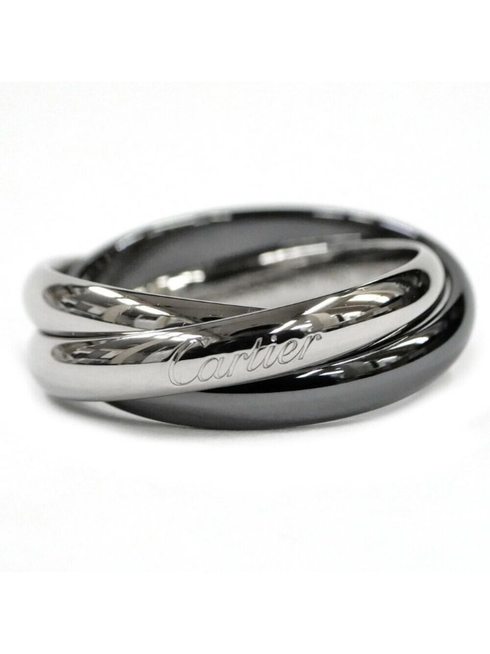 Cartier Trinity Ring Ceramic 55 No Domestic